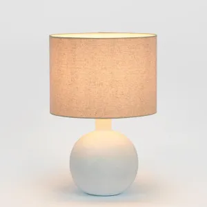 Esta Lamp Small White by Florabelle Living, a Table & Bedside Lamps for sale on Style Sourcebook