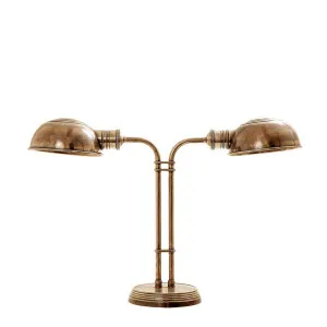 Picardy Table Lamp Antique Brass by Florabelle Living, a Table & Bedside Lamps for sale on Style Sourcebook