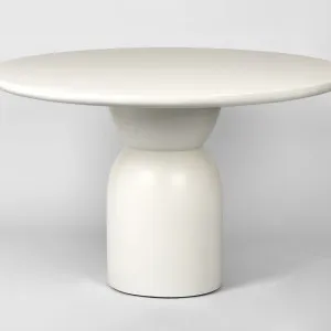 Olive Dining Table Base White by Florabelle Living, a Coffee Table for sale on Style Sourcebook