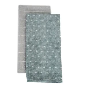 Wild Bee Print Tea Towel Pack Slate by Florabelle Living, a Tea Towels for sale on Style Sourcebook