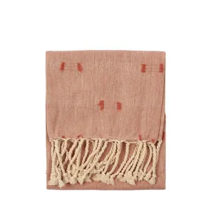 Tuff Tea Towel-Loose With Fringe Rose Dawn by Florabelle Living, a Tea Towels for sale on Style Sourcebook