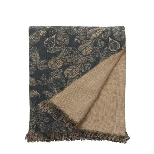 Fig Tree Throw Dark Slate by Florabelle Living, a Throws for sale on Style Sourcebook