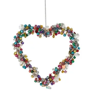 Kaleen Hanging Heart Decoration Multicolour by Florabelle Living, a Christmas for sale on Style Sourcebook