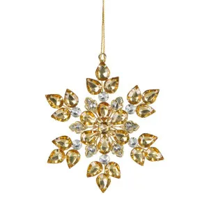 Jesmyn Starburst Ornament Gold by Florabelle Living, a Christmas for sale on Style Sourcebook