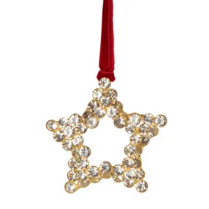 Bulgere Diamante Eternal Star Ornament Gold by Florabelle Living, a Christmas for sale on Style Sourcebook