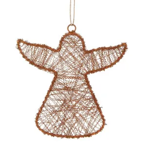 Dustle Wire Angel Decoration Large by Florabelle Living, a Christmas for sale on Style Sourcebook