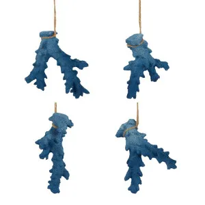 Cordane Hanging Coral Stem - Box Of 4 Blue by Florabelle Living, a Christmas for sale on Style Sourcebook