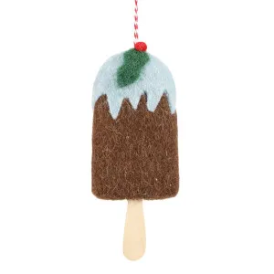 Mervelle Felt Ice Cream Hanging Tree Ornament Blue by Florabelle Living, a Christmas for sale on Style Sourcebook