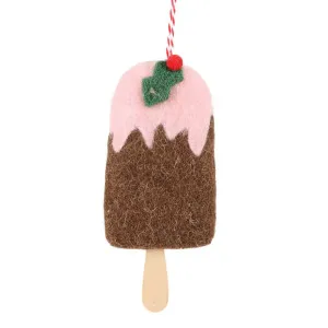 Mervelle Felt Ice Cream Hanging Tree Ornament Pink by Florabelle Living, a Christmas for sale on Style Sourcebook
