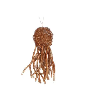 Fuzzy Tassel Hanging Tree Decoration Bronze by Florabelle Living, a Christmas for sale on Style Sourcebook