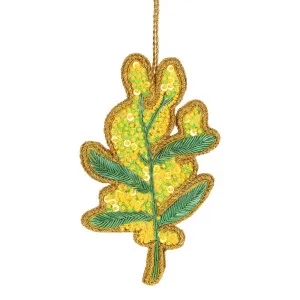 Golden Wattle Hanging Tree Decoration by Florabelle Living, a Christmas for sale on Style Sourcebook