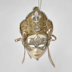 Venetia Mask Ornament by Florabelle Living, a Christmas for sale on Style Sourcebook