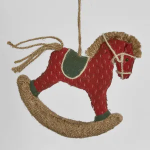 Little Rocking Horse Hanging Ornament by Florabelle Living, a Christmas for sale on Style Sourcebook