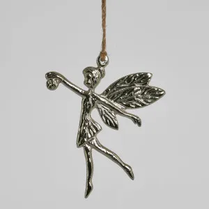 Fairy Hanging Ornament Silver by Florabelle Living, a Christmas for sale on Style Sourcebook