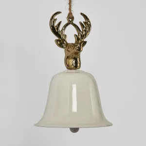 Stag Head Hanging Bell by Florabelle Living, a Christmas for sale on Style Sourcebook