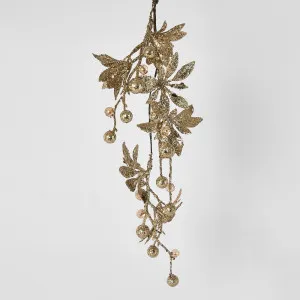 Gold Daisy Hanging Ornament by Florabelle Living, a Christmas for sale on Style Sourcebook
