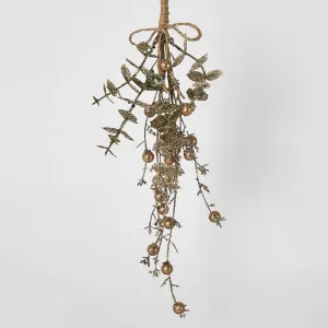 Burnished Eucalyptus Hanging Sprig by Florabelle Living, a Christmas for sale on Style Sourcebook