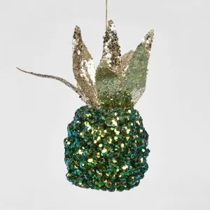 Shimmer Hanging Pineapple Green by Florabelle Living, a Christmas for sale on Style Sourcebook