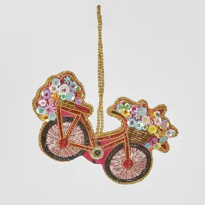 Flora Bicycle Hanging Decoration by Florabelle Living, a Christmas for sale on Style Sourcebook