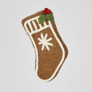 Holly Gingerbread Stocking by Florabelle Living, a Christmas for sale on Style Sourcebook
