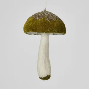 Little Hanging Mushroom Ornament Green by Florabelle Living, a Christmas for sale on Style Sourcebook