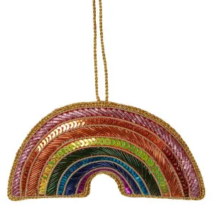 Rainbow Sequin Hanging Decoration by Florabelle Living, a Christmas for sale on Style Sourcebook