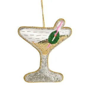 Martini Sequin Tree Decoration by Florabelle Living, a Christmas for sale on Style Sourcebook