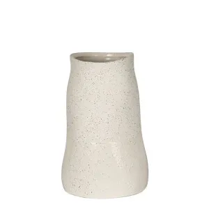 Tuba Ceramic Vase Medium White by Florabelle Living, a Vases & Jars for sale on Style Sourcebook