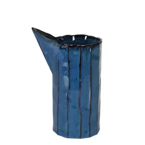 Marimo Vessel Large Dark Blue by Florabelle Living, a Vases & Jars for sale on Style Sourcebook