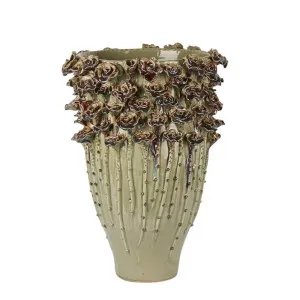 Rose Vase Large Green H:60Cm by Florabelle Living, a Vases & Jars for sale on Style Sourcebook