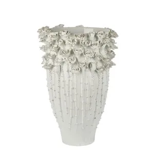 Rose Vase Large White H60Cm by Florabelle Living, a Vases & Jars for sale on Style Sourcebook