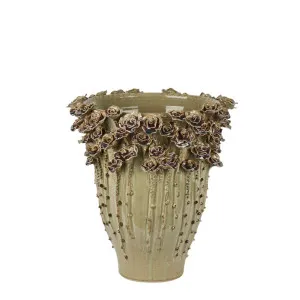 Rose Vase Medium Green H:40Cm by Florabelle Living, a Vases & Jars for sale on Style Sourcebook