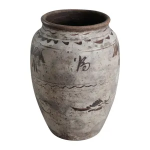 Xi'An 130 Year Old Terracotta Vase 0410322-12 by Florabelle Living, a Vases & Jars for sale on Style Sourcebook