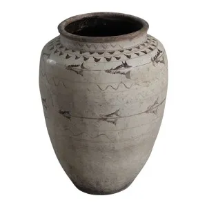 Xi'An 130 Year Old Terracotta Vase 0410322-9 by Florabelle Living, a Vases & Jars for sale on Style Sourcebook