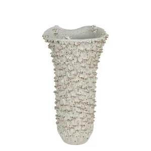 Osprey Coral Ceramic Vase White by Florabelle Living, a Vases & Jars for sale on Style Sourcebook