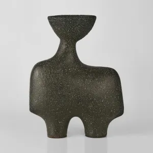 Moore Vase Low Charcoal by Florabelle Living, a Vases & Jars for sale on Style Sourcebook