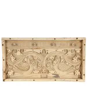 Rashi Carved Wooden Wall Panel by Florabelle Living, a Prints for sale on Style Sourcebook