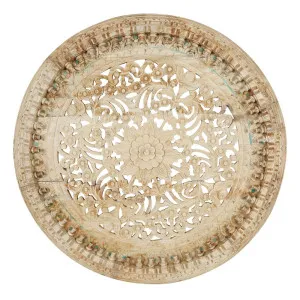 Jaipur Round Carved Panel by Florabelle Living, a Prints for sale on Style Sourcebook