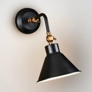 Nevada Wall Light Black by Florabelle Living, a Wall Lighting for sale on Style Sourcebook