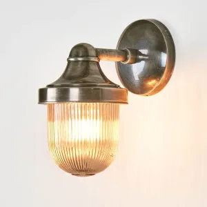 Jade Outdoor Wall Light Silver by Florabelle Living, a Wall Lighting for sale on Style Sourcebook