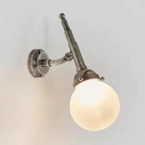 Paris Wall Light Antique Silver by Florabelle Living, a Wall Lighting for sale on Style Sourcebook