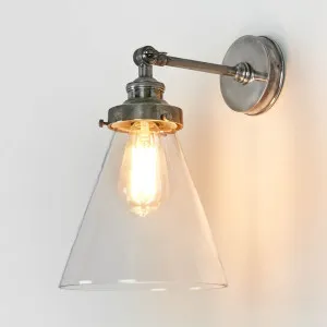 Francis Wall Light Antique Silver by Florabelle Living, a Wall Lighting for sale on Style Sourcebook