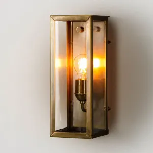 Goodman Outdoor Wall Light Small Antique Brass by Florabelle Living, a Wall Lighting for sale on Style Sourcebook