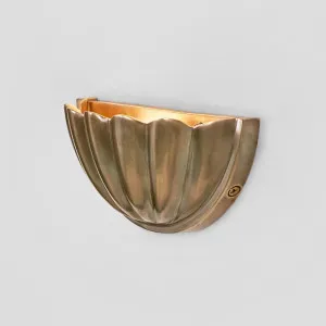 Half Moon Shell Shade Wall Light Small by Florabelle Living, a Wall Lighting for sale on Style Sourcebook