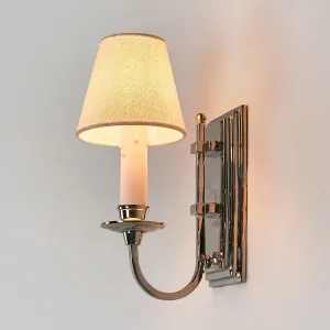 East Borne Wall Light Nickel by Florabelle Living, a Wall Lighting for sale on Style Sourcebook