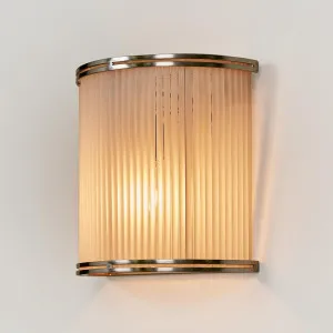 Inanda Half Round Wall Light Nickel by Florabelle Living, a Wall Lighting for sale on Style Sourcebook