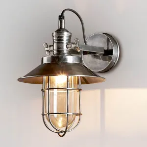 Maine Wall Light Antique Silver by Florabelle Living, a Wall Lighting for sale on Style Sourcebook