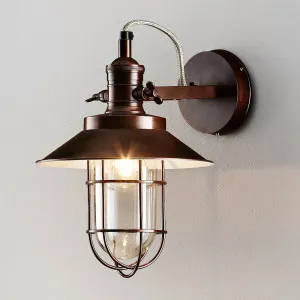 Maine Wall Light Bronze by Florabelle Living, a Wall Lighting for sale on Style Sourcebook