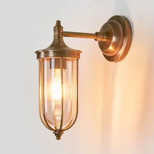 Noosa Outdoor Wall Light Antique Brass by Florabelle Living, a Wall Lighting for sale on Style Sourcebook