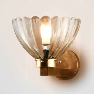 Otis Wall Light Antique Brass by Florabelle Living, a Wall Lighting for sale on Style Sourcebook